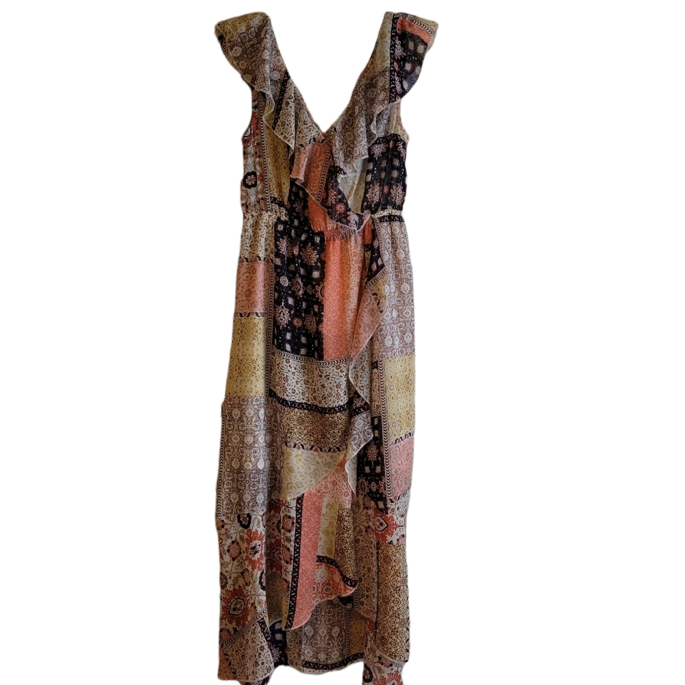 LAPIS abstract print dress